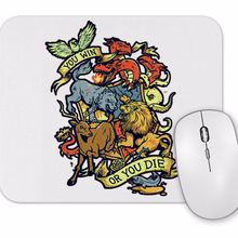 Baskı Dükkanı You Win Or You Die Mouse Pad