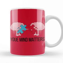 Baskı Dükkanı Youe Mınd Matters Porselen Beyaz Kupa Bardak