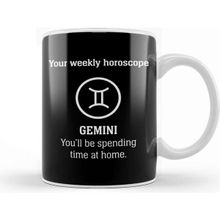 Baskı Dükkanı Your Weekly Horoscope Gemini Self Isolation Porselen Beyaz Kupa Bardak