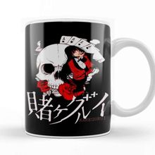 Baskı Dükkanı Yumeko Kakegurui Porselen Beyaz Kupa Bardak