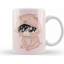 Baskı Dükkanı Yuri On Ice Yuri Katsuki Porselen Beyaz Kupa Bardak