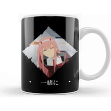 Baskı Dükkanı Zero Two From Darling In The Franxx Issho Ni Kupa Bardak