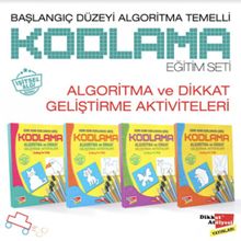 Başlangıç Düzeyi Algoritma Temelli Adım Adım Kodlama 4'lü Kitap Seti