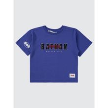 Batman Erkek Çocuk Tişört 6-9 Yaş Saks-8-9 Yaş