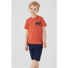 Batman L1556-3 Tarçın Erkek Çocuk Bermuda Takımı