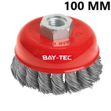 Bay-Tec 100 mm Burgulu Çanak Fırça