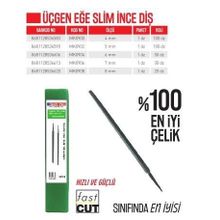 Bay-Tec MK0902 5 mm Üçgen Slim İnce Diş Eğe
