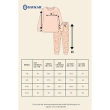 Baykar 9278 Pembe Kız Çocuk Pijama Takımı