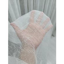 BBB ET3011 Zırh Zemin Düz Ekru 1-2.5 Pileli 420x260 cm Tül Perde