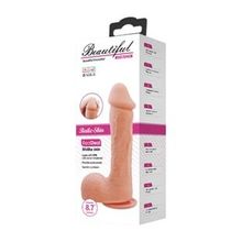Beautiful 22 CM Realistik Kalın Vantuzlu Damarlı Dildo Penis