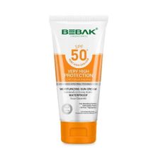 Bebak SPF50+ 75 ml Nemlendirici Etkili Güneş Kremi