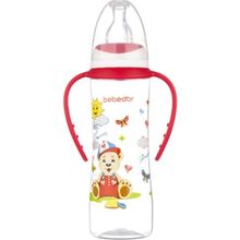 Bebedor 77302 250 ml Ergonomik Kulplu Kırmızı Biberon