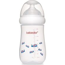 Bebedor 98322 Mavi Desenli Geniş Ağızlı 260 ml PP Biberon