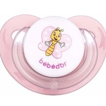 Bebedor No 1 0 - 6 Ay Pembe Silikon Damaklı Desenli Emzik