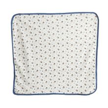 Bebegen Ayıcık Desenli Tek Kat Penye Krem Lacivert Bebek Battaniye