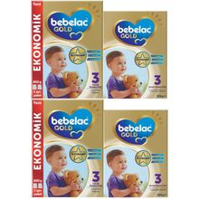 Bebelac Gold 800+350 gr No:3 1+ Yaş 2'li Set Devam Sütü