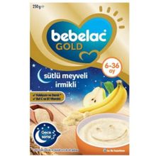 Bebelac Gold Sütlü Meyveli İrmikli 250 gr Kaşık Maması