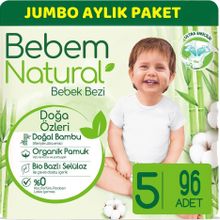 Bebem Natural No:5 Junior 96 Adet Bebek Bezi