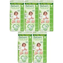 Bebem Natural No:6 XLarge 320 Adet Bebek Bezi