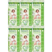 Bebem Natural No:6 XLarge 384 Adet Bebek Bezi