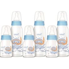 Bebsi Mavi 250 ml + 125 ml 3'lü Cam Biberon Seti