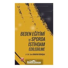 Beden Eğitimi Ve Sporda İstihdam Edilebilme - Dr. Öğr. Üyesi Abdullah Gümüşay