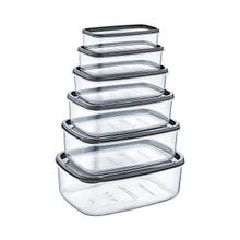 Bee Home 6'lı Şeffaf Saklama Kabı