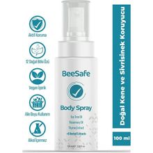 Beesafe Vegan & 12 Kene Ve Sivrisinek Koruyucu Sprey 100 Ml Alkol İçermeyen Doğal Bitki Özleriyle