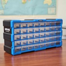 Begin Power ASR-6003 Super Bag Yatay Mono 40'lı Siyah Blok Çekmeceli Organizer