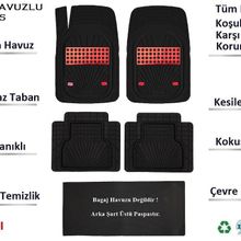 Beka Land Rover Range Rover Velar 2022 4D Havuzlu Yeni Nesil Universal Kırmızı Paspas