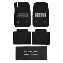 Beka Mercedes E Serisi W212 2013 Krom Gri Yeni Nesil Universal 4D Havuzlu Paspas