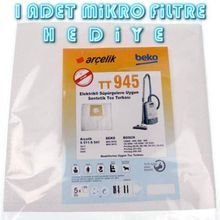 Beko BKS 1310 TT690 Elektrikli Süpürge Uyumlu Kağıt Toz Torbası