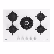 Beko BOCD T 7521 DWKB 75 cm Beyaz Cam Ankastre Ocak