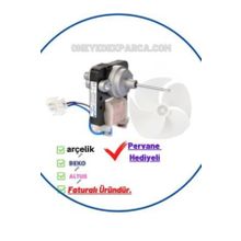 Beko D 9470 NM Buzdolabı Arka Fan Motoru Pervaneli