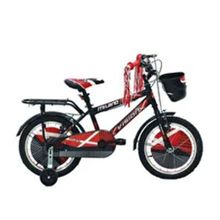 Belderia Vision Milano 16" Jant Vitessiz V-Fren Siyah Kırmızı Çocuk Bisikleti