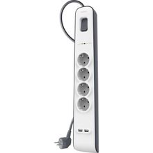 Belkin BSV401VF2M 2 m 4'lü Akım Korumalı Uzatma Priz