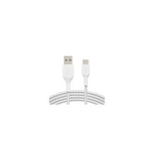 Belkin CAB002BT1MWH Type-C Örgülü 1 m Data ve Hızlı Şarj Kablosu Beyaz