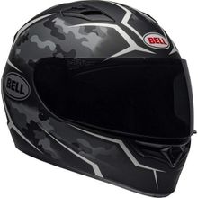 Bell PS Qualifier Stealth Matt Black White Full Face Motosiklet Kaski