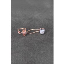 Bella Gloria TGP0084 Telli Tektaş Rose Gümüş Küpe