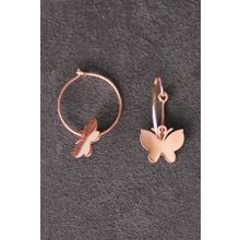 Bella Gloria TGP0110 Kelebek Rose Gümüş Küpe