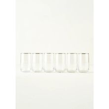 Bella Maison Premium Meşrubat Bardağı 6'lı Silver (365 Cc) - Şeffaf