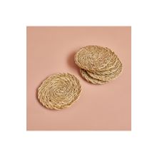 Bella Maison Rafe Naturel 10 cm 6'lı Bardak Altlığı