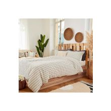 Bella Maison Sevilla %100 Pamuk Antrasit 200x220 cm Çift Kişilik Nevresim Takımı