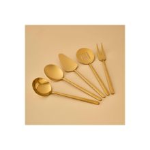 Bella Maison Siena 5 Parça Servis Seti Gold