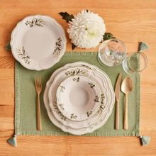 Bella Maison Yeşil Julia Stoneware 24 Parça 6 Kişilik Yemek Takımı