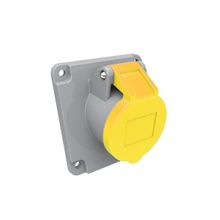 Bemis BC1-1303-2420 3/16A 2P+E 110V CEE Norm IP44 45 Derece Eğik Makine Prizi