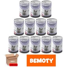 Bemoty 12x400 gr Kuzu Etli Yetişkin Kedi Maması