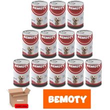 Bemoty 12x415 gr Kuzu Etli Köpek Konserve Yaş Mama