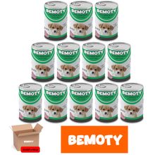 Bemoty 12x415 gr Kuzu Etli Yavru Köpek Konserve Yaş Mama