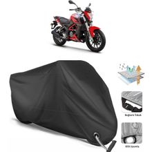 Benelli BN 251 Siyah Arka Çanta Uyumsuz Ultra Kalın Su Geçirmez Motor Brandası